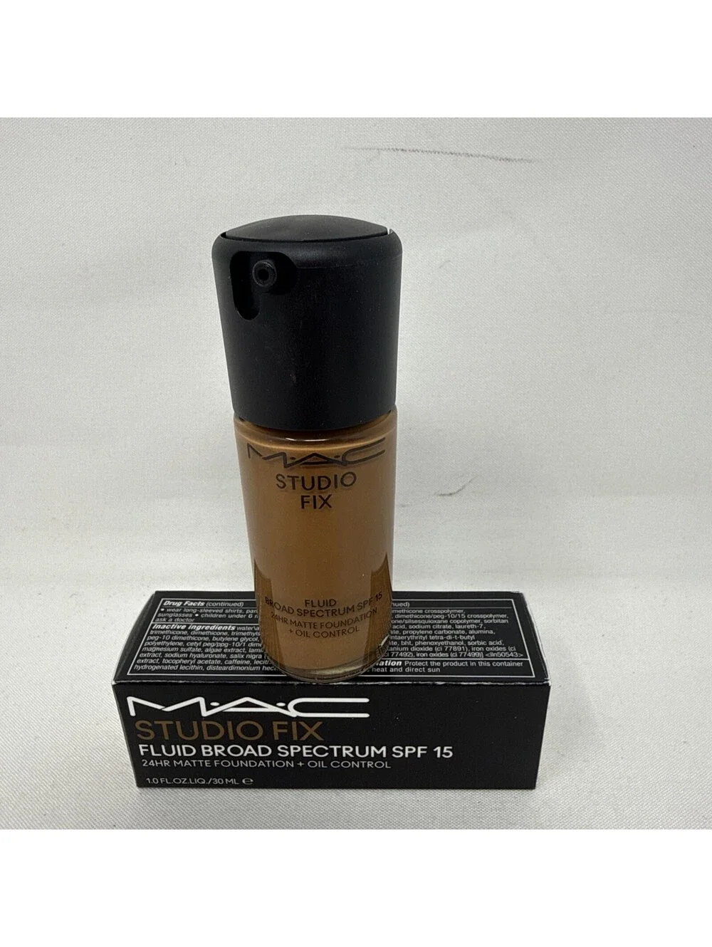 MAC Studio Fix Fluid Broad Spectrum SPF 15 24 Hr Matte Foundation1 oz C55 CJ1